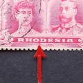 BSAC - 1910-16 Defin Issue `Double Heads` - 1d Red `OD` flaw - Single - Used
