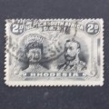 BSAC - 1910-16 Defin Issue `Double Heads` - 2d Black (perf 14) - Single - Used