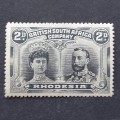 BSAC - 1910-16 Defin Issue `Double Heads` - 2d Black (perf 15) - Single - Unused