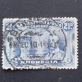 BSAC - 1910-16 Defin Issue `Double Heads` - 2,5d Blue (perf 14) -Single - Used