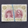 BSAC - 1910-16 Defin Issue `Double Heads` - 5d (perf 15) - Single - Used