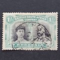 BSAC - 1910-16 Defin Issue `Double Heads` - 1/- (Perf 14) - Single - Used