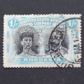 BSAC - 1910-16 Defin Issue `Double Heads` - 1/- (Perf 15) - Single - Used