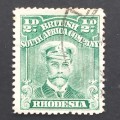 BSAC - 1922-24 Addt Printing `Admiral` white paper - 1/2d Green (Perf 14) - Single - Used
