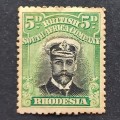 BSAC - 1913-22 Defin Issue `Admiral` - 5d Black/Green (Die I) - Single - Unused