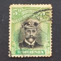 BSAC - 1913-22 Defin Issue `Admiral` - 5d Black/Green (Die III) - Single - Used