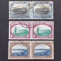 SWA - 1931 1st Defin Issue - Selection of 3 Pairs - Used