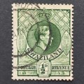 Swaziland - 1938-54 Defin Issue KGVI - 1/2d Green - Single - Used