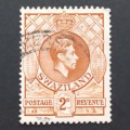 Swaziland - 1938-54 Defin Issue KGVI - 2d Yellow-brown - Single - Fine Used