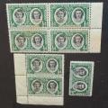 Southern Rhodesia - 1947 Royal Visit - 1/2d Green - Block/Pair/Single - Unused