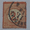 Germany - 1874 Arms embossed - 2,5 on 2,5g Brown - Single - Fine Used