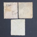 Germany - 1875 Defin Issue `Pfennige` - Selection of singles - Used