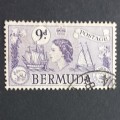 Bermuda - 1953 Defin Issue QEII - 9d Violet - Single - Fine Used