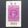 Italy - c1946 Revenue `Merci Visitate` - 3837 - Single - Used