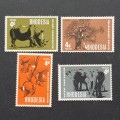 Rhodesia - 1967 Nature Conservation. Fauna & Flora - Full Set of Singles - MNH