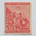 COGH - 1884-90 Defin Issue (Wmk `Cabled Anchor`) - 1d Rose Red - Single - Unused