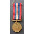 GB - WWII SERVICE MEDAL, DEFENCE MEDAL AND AFRICA SERVICE MEDAL PRESENTED TO M11605 F.J. ARENDSE