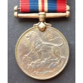 GB - WWII SERVICE MEDAL, DEFENCE MEDAL AND AFRICA SERVICE MEDAL PRESENTED TO M11605 F.J. ARENDSE