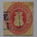 Oldenburg - 1862 Defin issue (Rouletted) - 1g Red - Fine Used