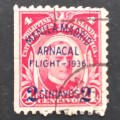 **R1 START** PHILLIPINES - 1936 OPTD & SURCH - 2c ON 4c RED - SINGLE - FINE USED