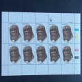 SWA - 1984 Traditional Headdress - Full Set of Sheetlets of 10 - MNH