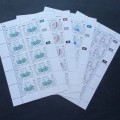 SWA - 1986 Discoverers of SWA - Full Set of Sheetlets of 10 - MNH
