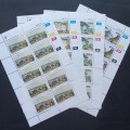 SWA - 1987 Paintings by Thomas Baines - Full Set of Sheetlets of 10 - MNH