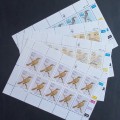 SWA - 1988 Birds of SWA - Full Set of Sheetlets of 10 - MNH