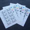 SWA - 1989 German Missionaries - Full Set of Sheetlets of 10 - MNH