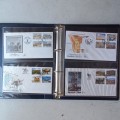 `Pronto` FDC Album - 17 Double-sided album pages - Some with Namibia material