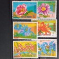 Thematics - Flowers - 12 stamps - no duplication