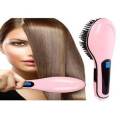 Fast Hair Straightener Electric Hair Brush Comb Magic straightener Brush LCD Display Fast Hair