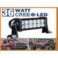 36 WATTS LED CREE LIGHT BAR WITH SIDE BRACKETS (EXTRA HARNESS AND OR CLAMPS)