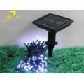 SOLAR 10M X 100L WHITE FAIRY LIGHTS FOR OUTSIDE WITH PANEL