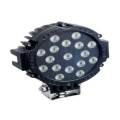 51w Round Led Light 7" Spot Work Off Road Fog Driving Roof Bar Bumper for SUV Boat 4x4 Jeep Lamp