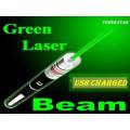 Green Laser Rechargeable High Power Beam