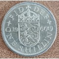 1966 One Shilling UK