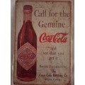 `COCA-COLA`` - REPRODUCTION ADVERTISEMENT METAL HANGING SIGN  - NEW