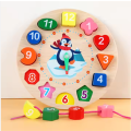 Wooden Toy Analogue Clock