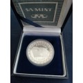 ***CONSTITUTIONAL PROOF SILVER PROTEA R1 WITH CERT AND BOX***