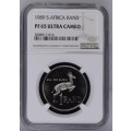 1989 R1 South Africa NGC graded PF65 Ultra Cameo