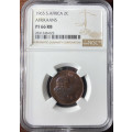 1965 South Africa 2c NGC graded PF66RB