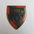 1 SPECIAL SERVICE BATTALION GOLD TYPE FLASH- NO PINS