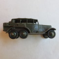 DINKY TOYS MILITARY RECCE CAR-MADE IN ENGLAND BY MECCANO-ORIGINAL PAINT