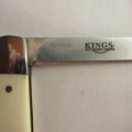 TEKUT BONE HANDLE BILTONG KNIFE MADE FROM 7CR 17 MOV STAINLESS STEEL-TOTAL LENGTH 154MM-COMES WITH L