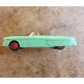 DINKY TOYS NO 132 PACKARD CONVERTIBLE GREEN-ORIGINAL PAINT-MEASURES 110MM