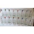 1995 WORLD CUP SET OF GLASSES-16 IN TOTAL-HEIGHT OF THE GLASSES 14 CM-TOP DIAMETER 7,8 CM