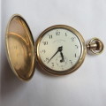 AMERICAN WALTHAM POCKET WATCH WORKING CONDITION-WW2 ENGRAVED