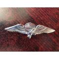 1 PARACHUTE BATTALION,PROPOSED BUT NEVER USED WING, CHROME FULL SIZE - 2 PINS