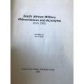 SA ABBREVIATIONS & ACRONYMS FROM 1903 COMPILED BY JIM FINDLAY-SPIRAL BOUND PHOTOCOPY- 27 PAGES